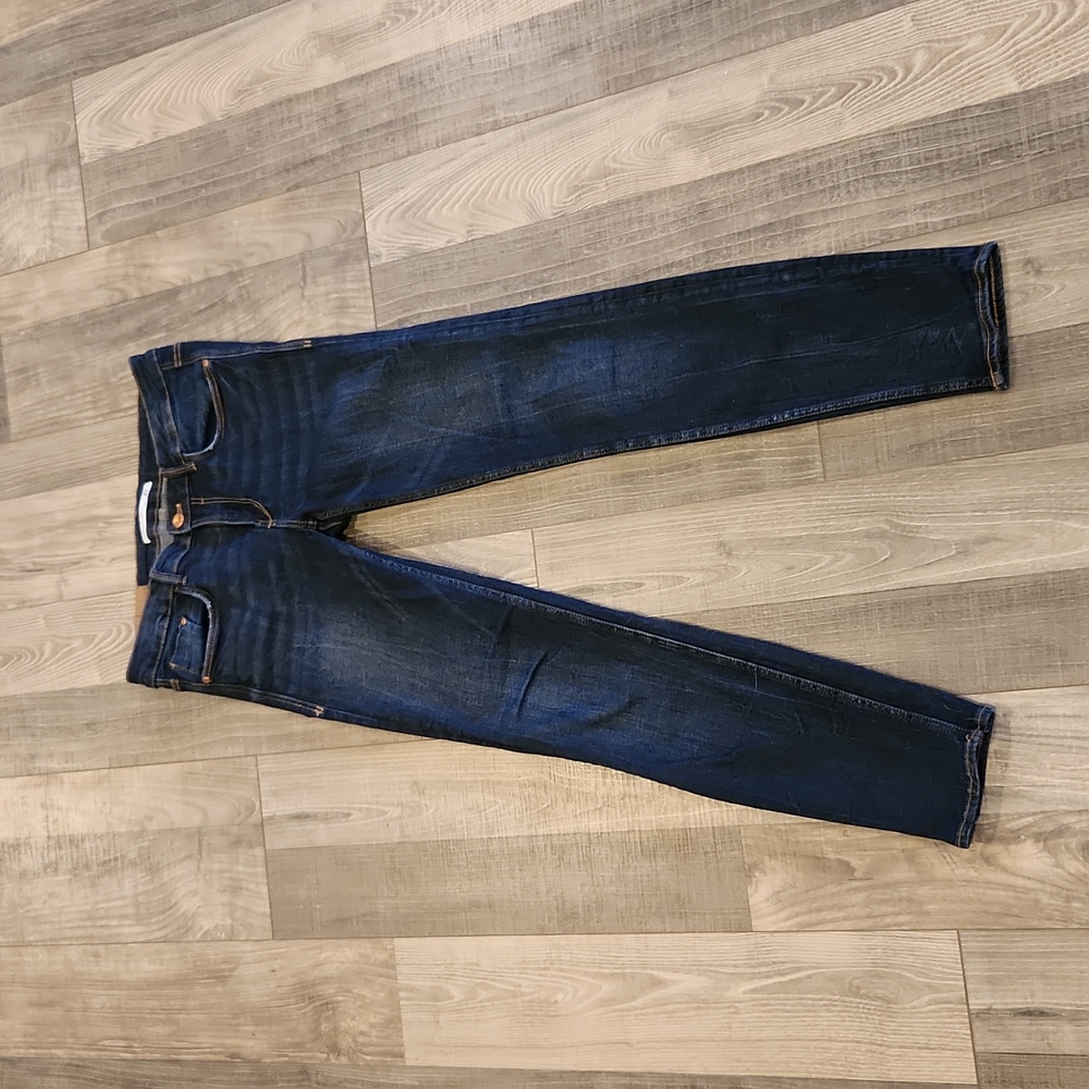 Zara Trafaluc Dark Denim Skinny Jeans Size 2 or 4 - Picture 2 of 5